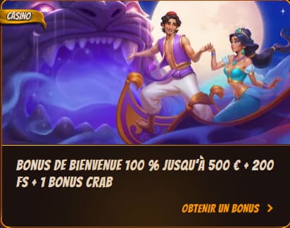 Bonus bienvenue AbuKing Casino