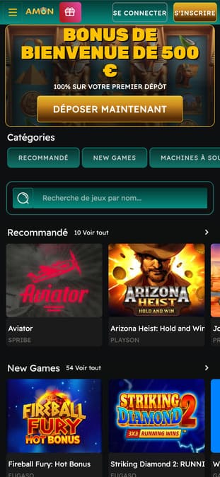 Amon Casino application Amon Casino application