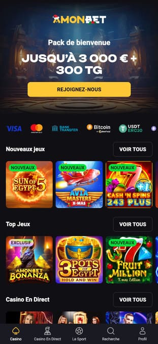 Amonbet Casino Application Amonbet Casino Application