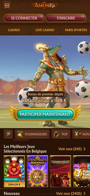 AmunRa Casino application