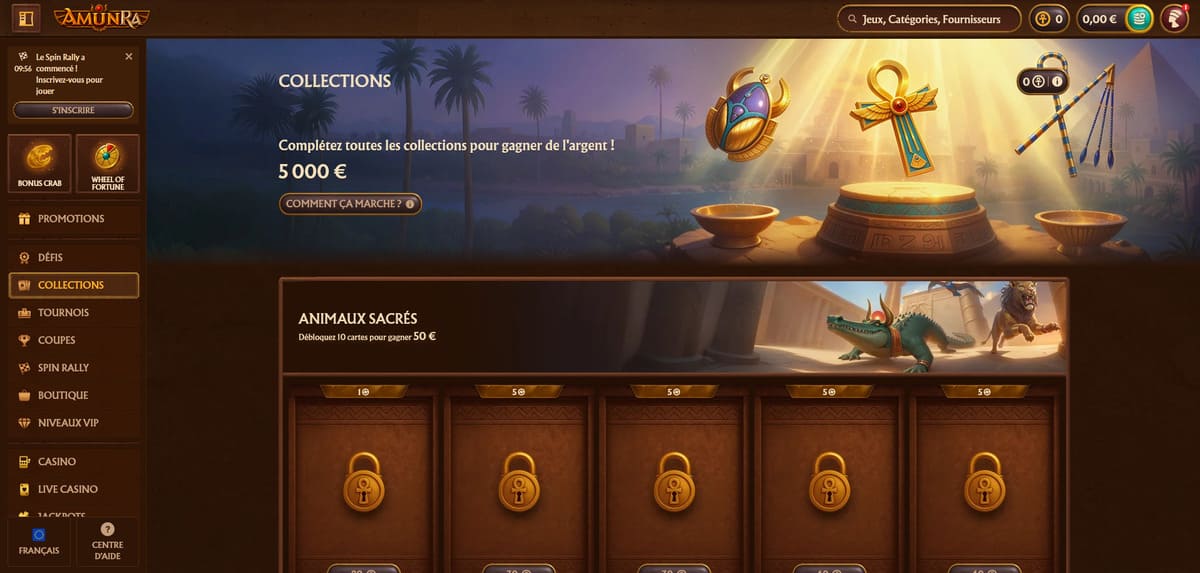 Collections AmunRa Casino