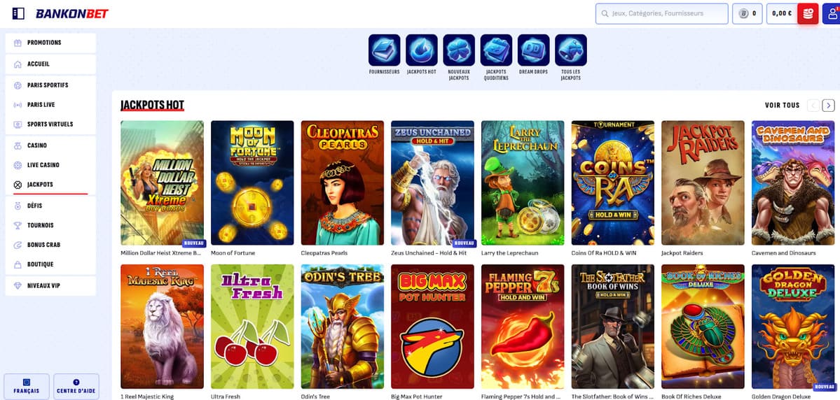 jackpot Bankonbet Casino