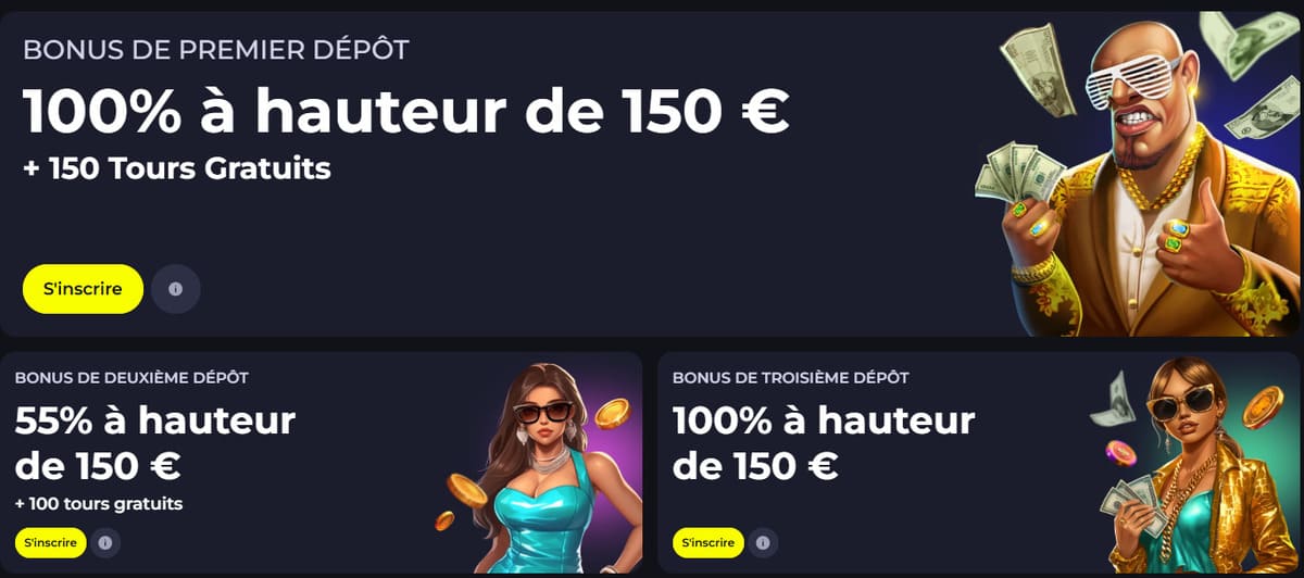 Bonus bienvenue BDMbet