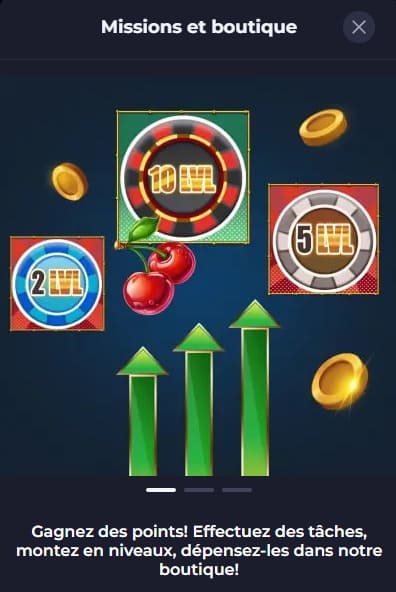 Missions et boutique BDMbet