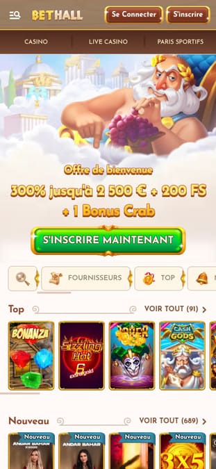 Bethall casino application