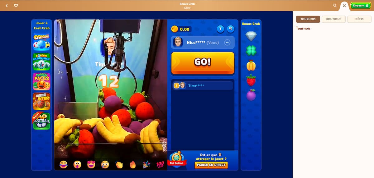 Bonus crab BetHall Casino