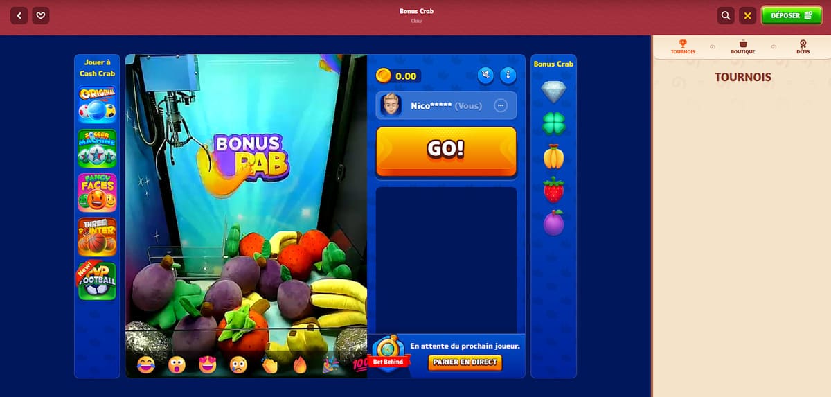 Bonus crab BillyBets Casino