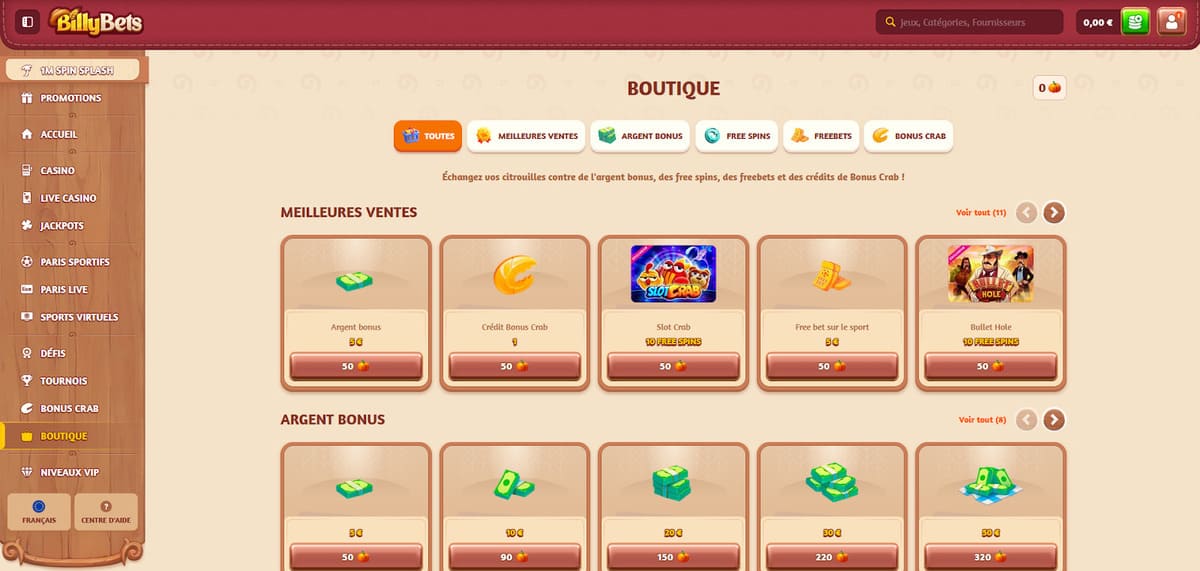 Boutique BillyBets Casino