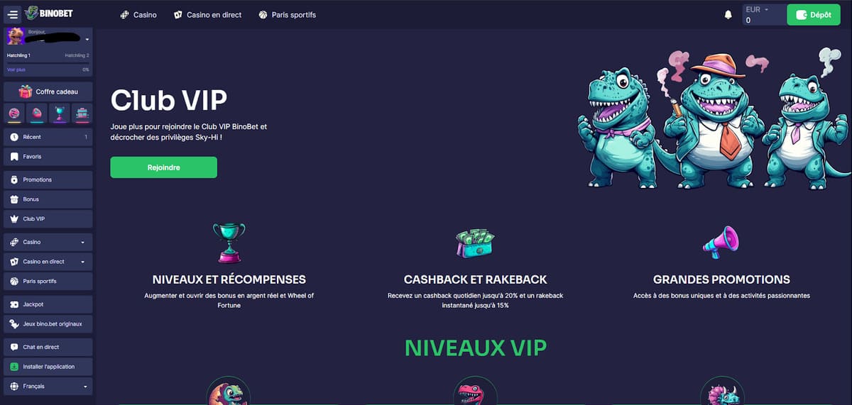 Club VIP Binobet Casino