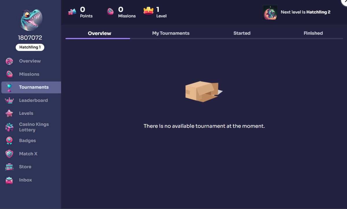 Tournois Binobet Casino