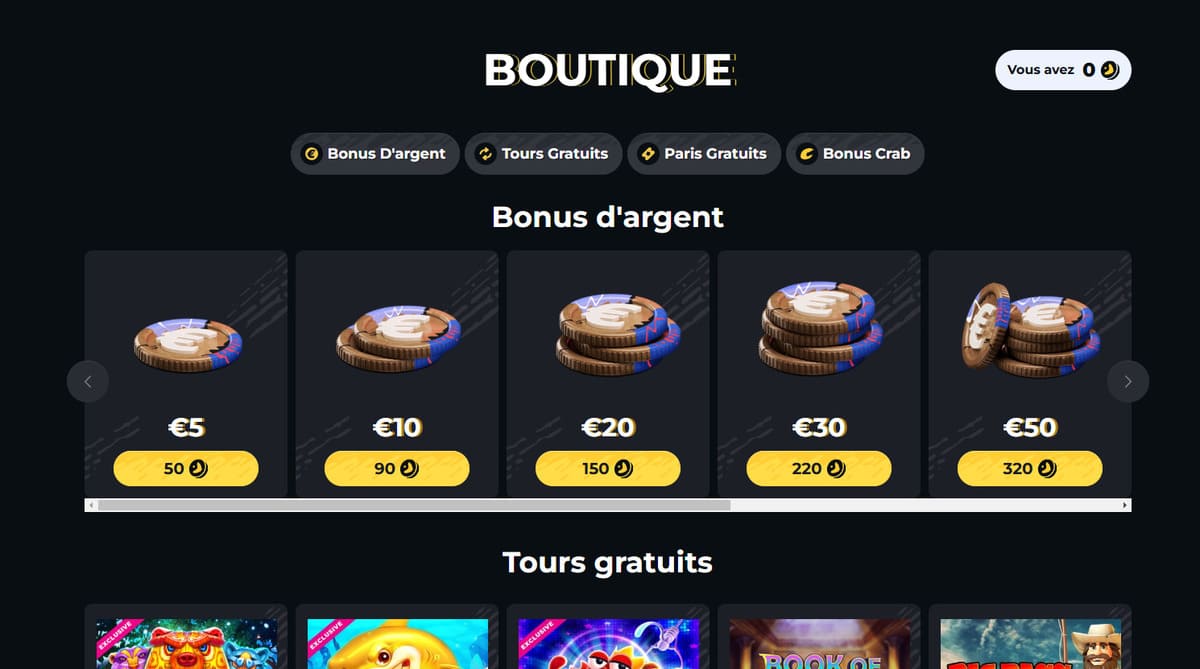 Boutique casino Boomerang
