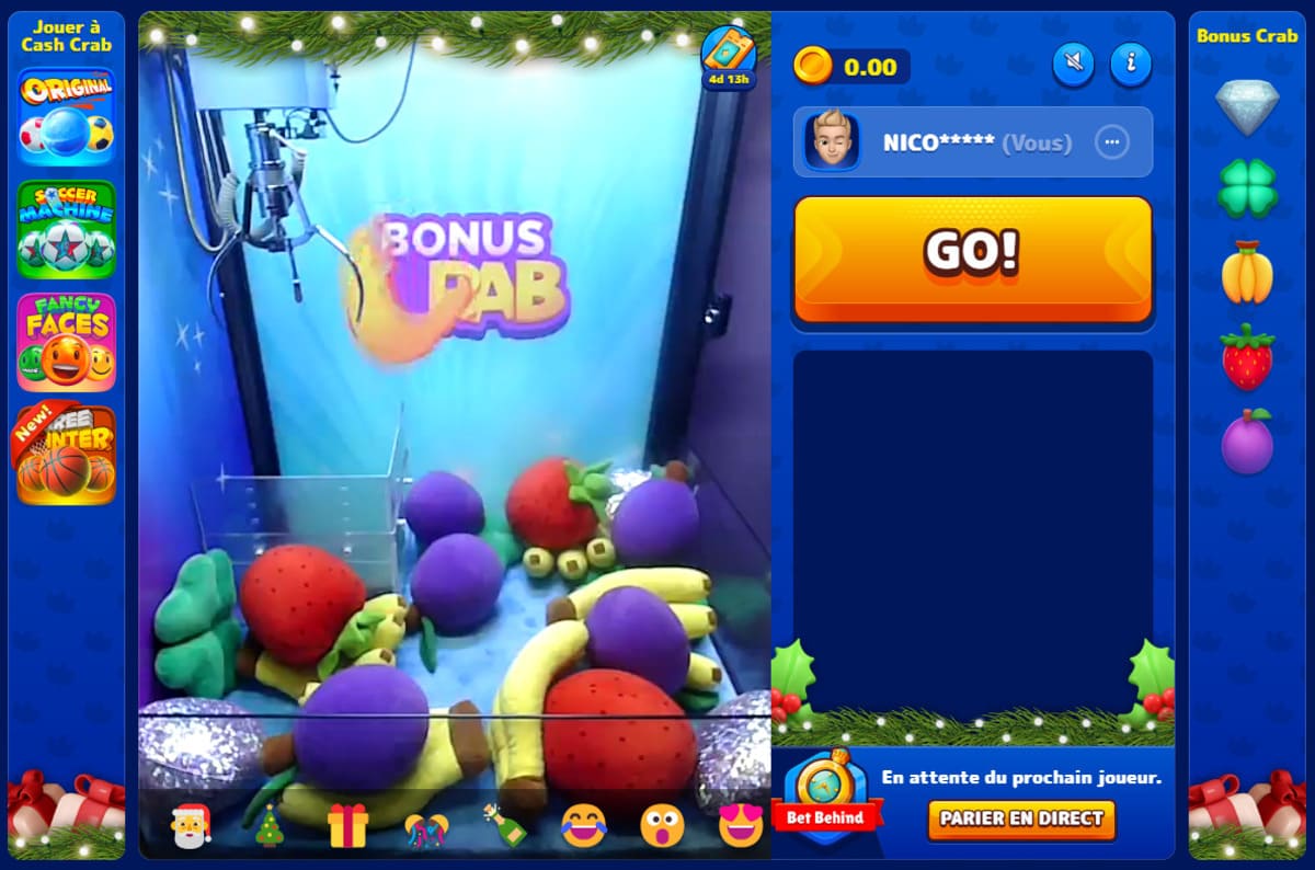 bonus crab Buran Casino