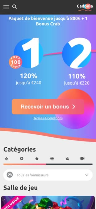 Cadoola Casino application Cadoola Casino application