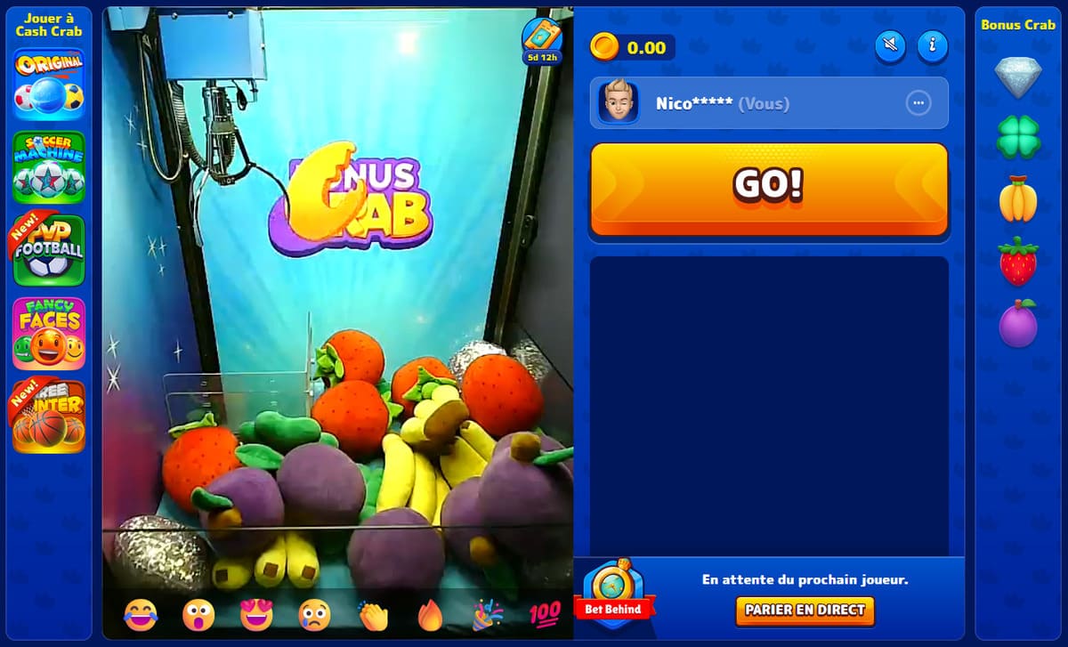 Bonus crab Cadoola Casino