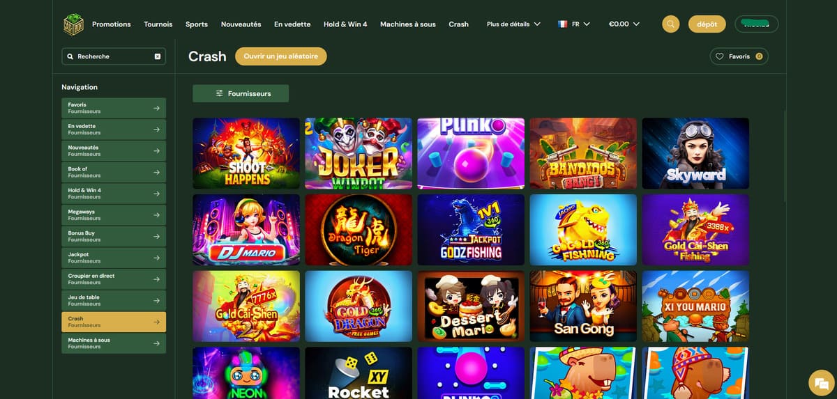 Crash CashBox Casino