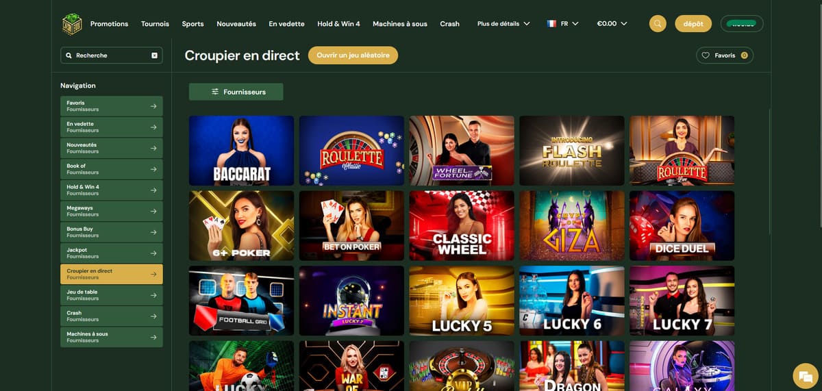 Live CashBox Casino