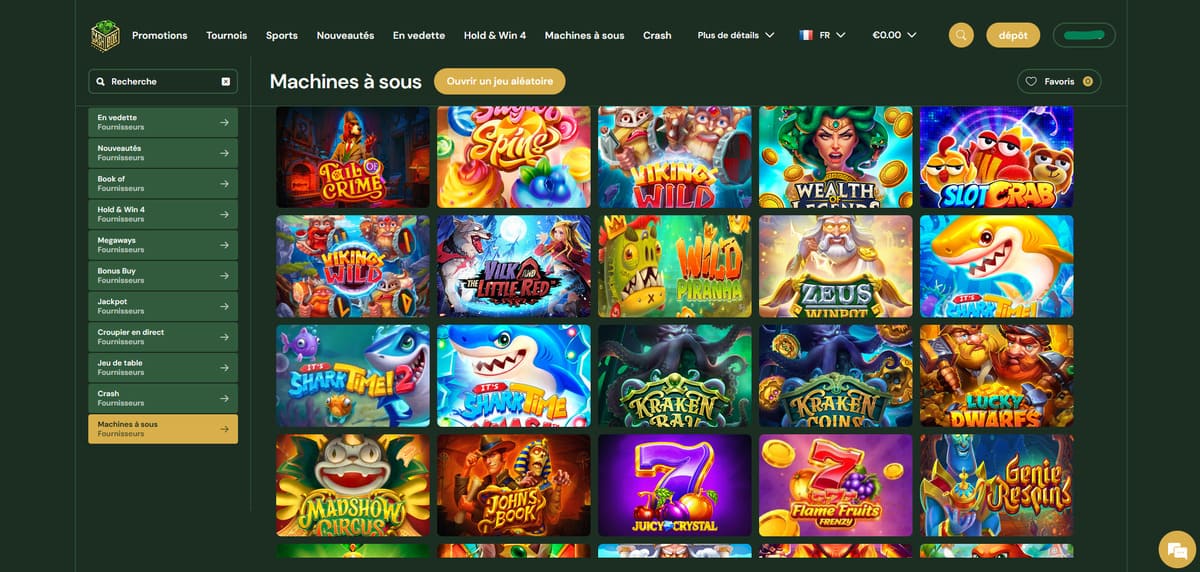 Machines à sous CashBox Casino