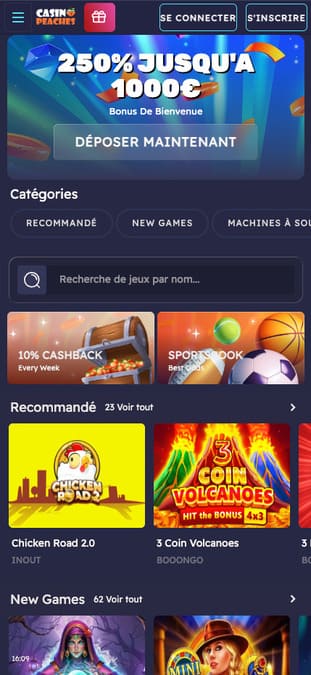 Casino Peaches Application Casino Peaches Application