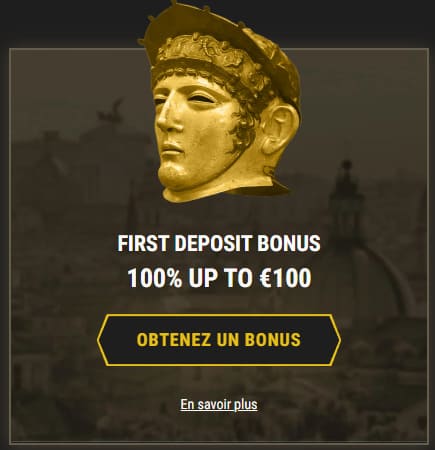 Bonus bienvenue sportif Casinoly