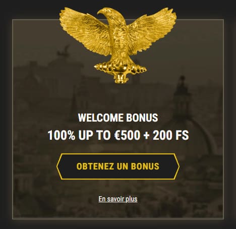 Bonus bienvenue Casinoly