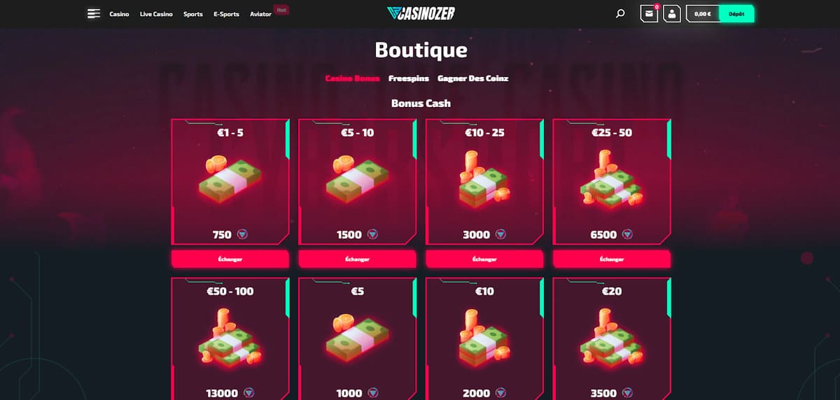 Boutique Casinozer Casino