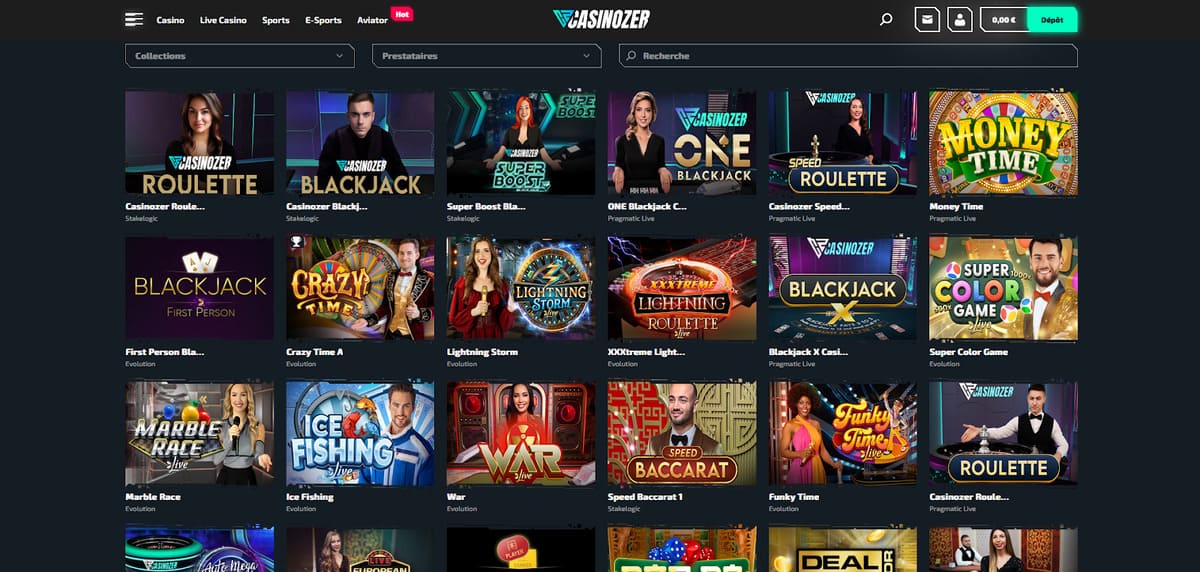 Live Casinozer Casino