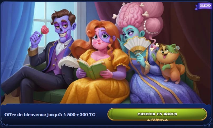 Bonus bienvenue Casombie Casino