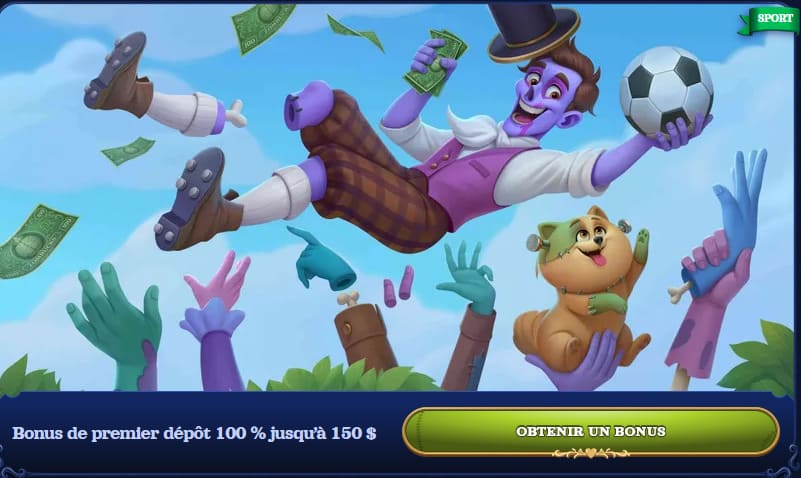 Bonus premier dépôt Casombie Casino