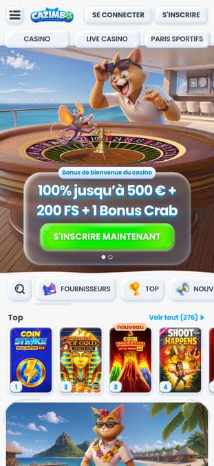 Cazimbo casino application