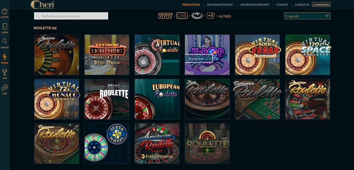 roulette Chéri Casino