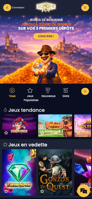 Europe777 Casino Application