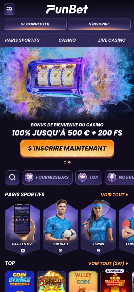 Funbet casino application