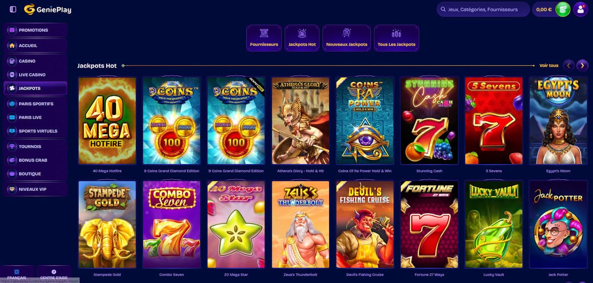 Jackpot Genieplay Casino