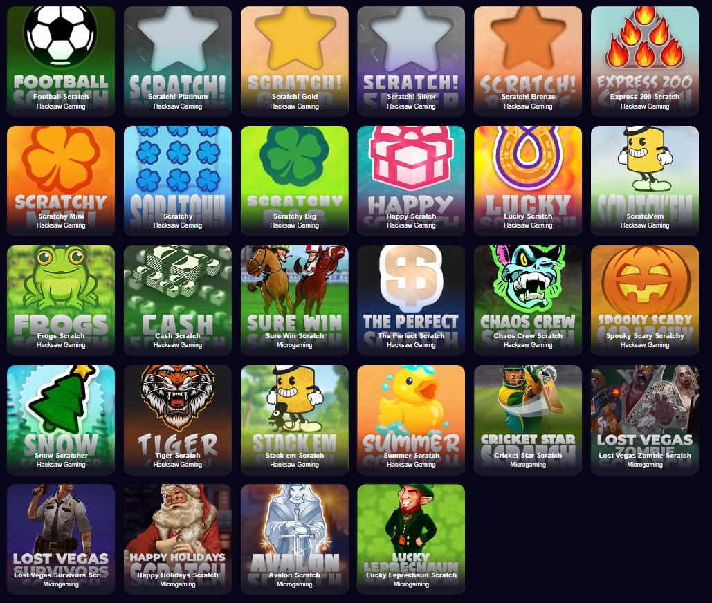 Jeux à gratter Gxmble