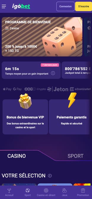 Igobet casino application Igobet casino application