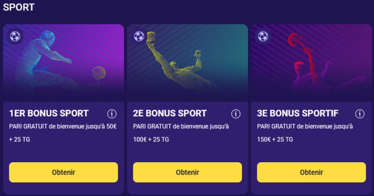 Bonus paris sportifs Igobet Casino
