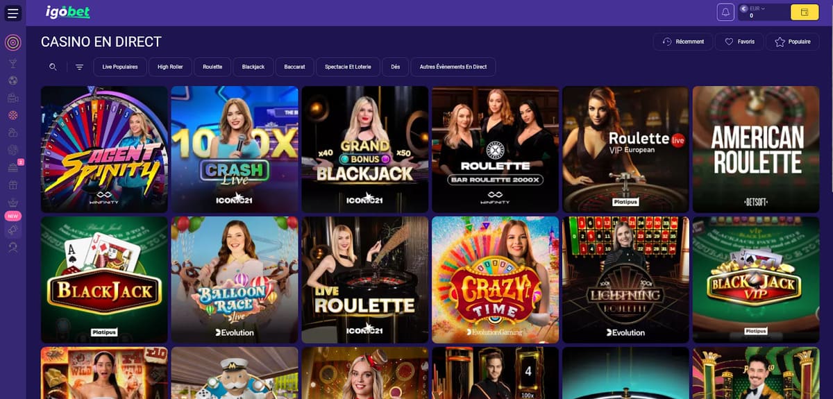 Casino direct Igobet Casino