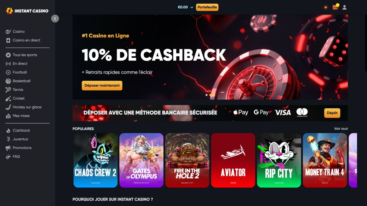 Instant Casino Instant Casino