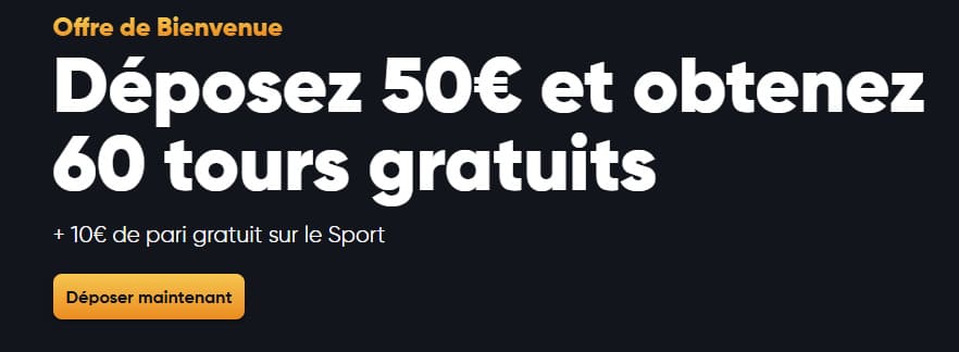 offre bienvenue Instant Casino