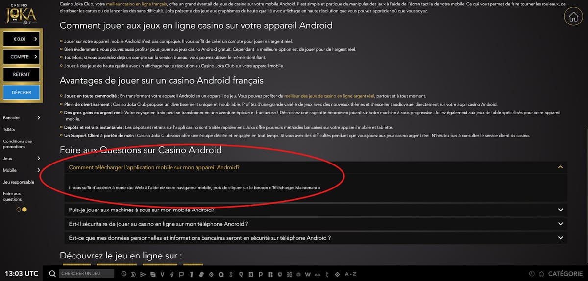 Ludothèque Joka Casino