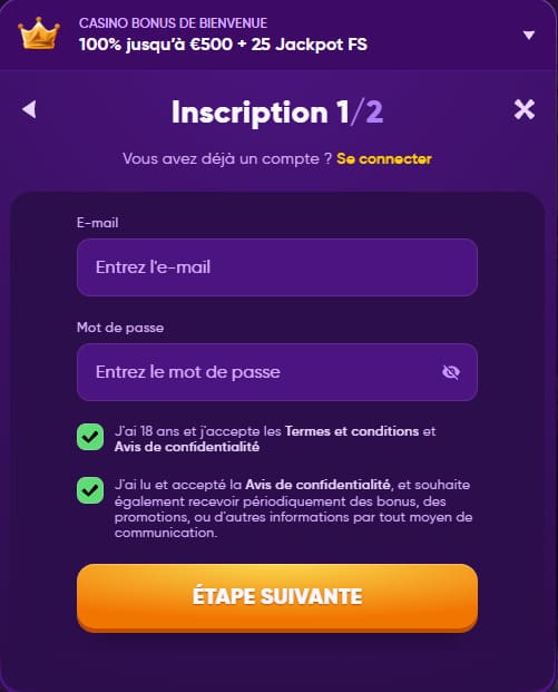 Inscription Kingmaker casino