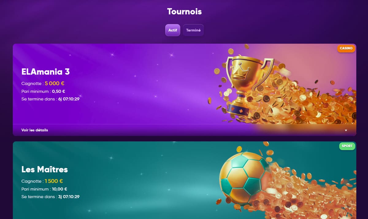 Tournois casino Kingmaker