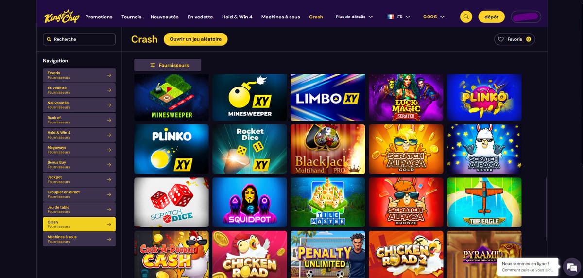 Crash Kings Chip Casino