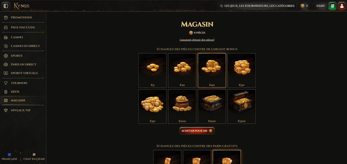 Magasin Kyngs Casino