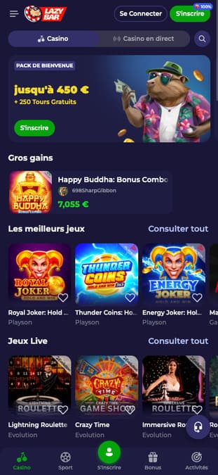 Lazybar casino Logo Lazybar casino Logo