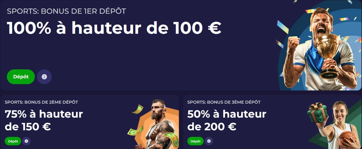 Bonus sport LazyBar Casino