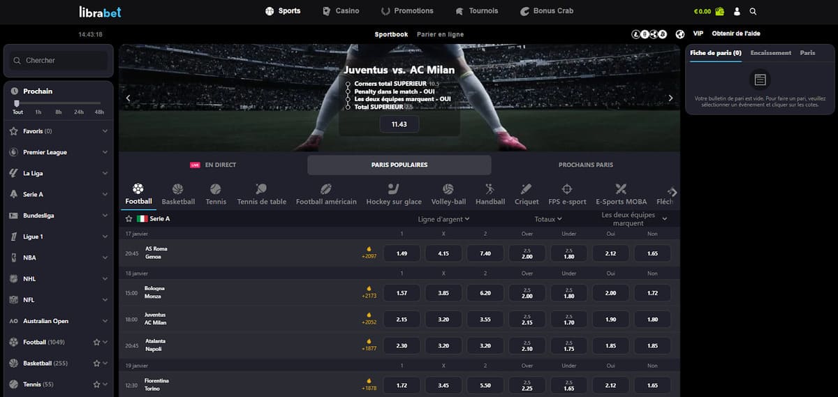 paris populaires Sportbook Librabet