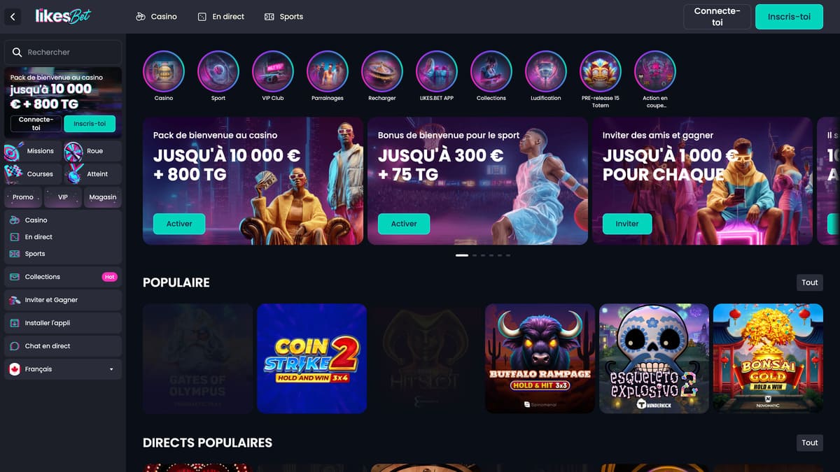 Likes bet Casino