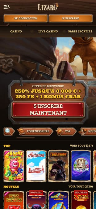 Lizaro Casino Application