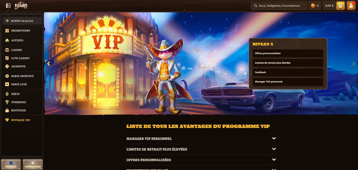 Club VIP Lizaro Casino